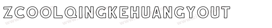 zcoolqingkehuangyout字体转换