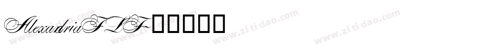 AlexandriaFLF字体转换