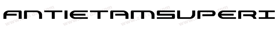 AntietamSuperItalic-9jW5字体转换