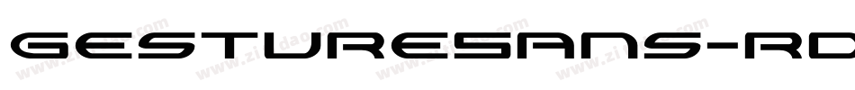 GestureSans-rDex字体转换