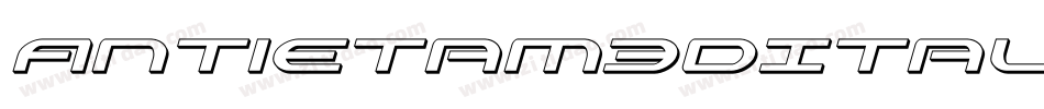 Antietam3DItalic-pdjy字体转换