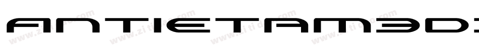 Antietam3DItalic-pdjy字体转换