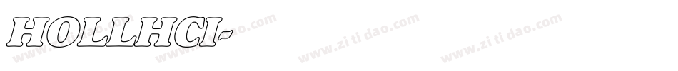 HOLLHCI字体转换