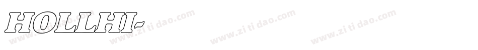 HOLLHI字体转换