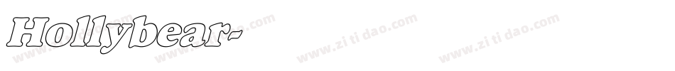 Hollybear字体转换