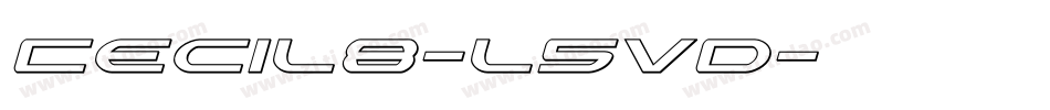 Cecil8-l5Vd字体转换