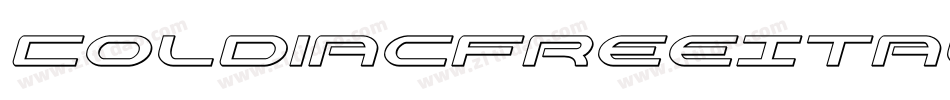 ColdiacFreeItalic-p7ZVd字体转换