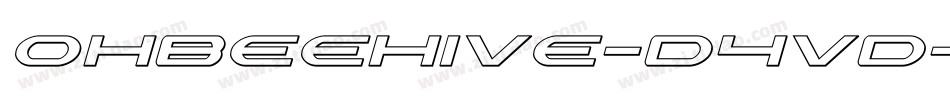 OhBeehive-D4Vd字体转换 OhBeehive-D4Vd字体转换