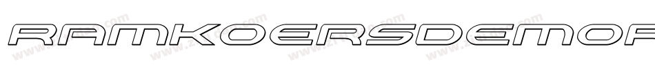 RamkoersDemoRegular-69VD字体转换