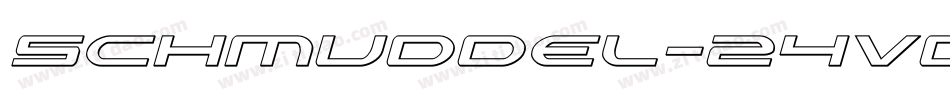 Schmuddel-24Vd字体转换