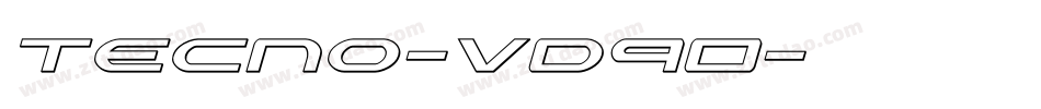 Tecno-Vd90字体转换