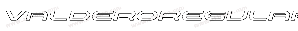ValderoRegular-Vd06字体转换