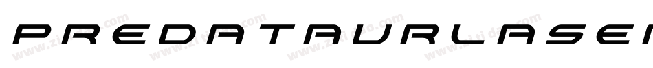 PredataurLaserItalic-J7jM字体转换