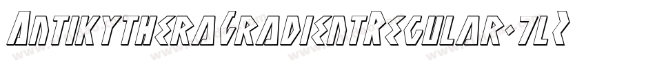 AntikytheraGradientRegular-7lZA字体转换