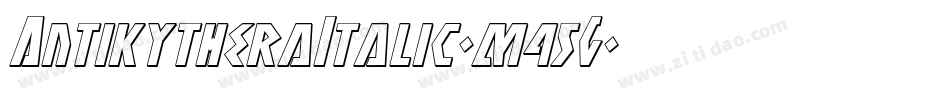AntikytheraItalic-m45G字体转换