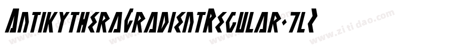 AntikytheraGradientRegular-7lZA字体转换