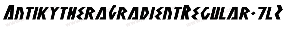 AntikytheraGradientRegular-7lZA字体转换
