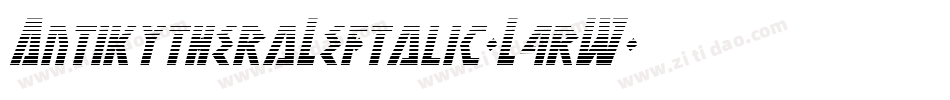 AntikytheraLeftalic-L4rW字体转换