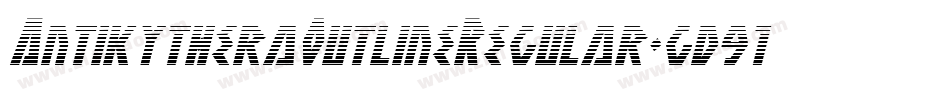 AntikytheraOutlineRegular-gd91字体转换