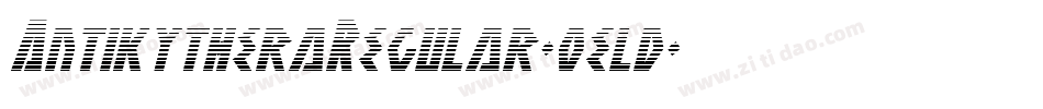 AntikytheraRegular-oeld字体转换