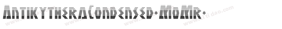 AntikytheraCondensed-M0Mr字体转换