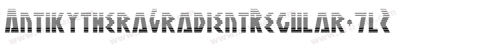 AntikytheraGradientRegular-7lZA字体转换