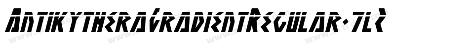 AntikytheraGradientRegular-7lZA字体转换