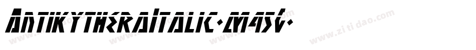 AntikytheraItalic-m45G字体转换