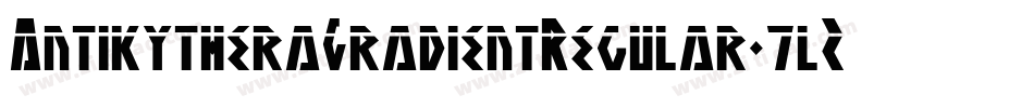 AntikytheraGradientRegular-7lZA字体转换