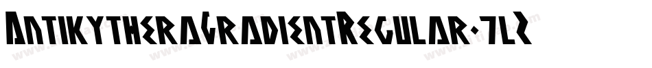 AntikytheraGradientRegular-7lZA字体转换
