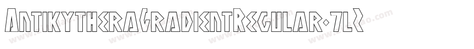 AntikytheraGradientRegular-7lZA字体转换