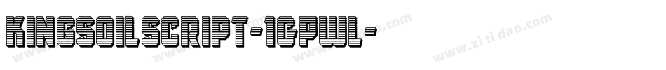 KingsoilScript-1GPwL字体转换