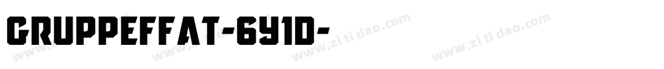GruppeFFat-6y1D字体转换