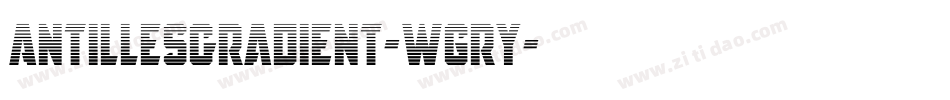 AntillesGradient-WgrY字体转换