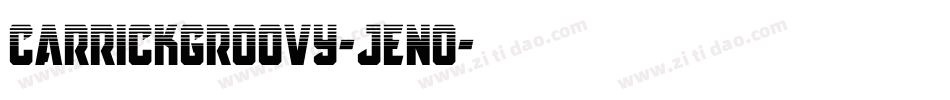 Carrickgroovy-jEnO字体转换