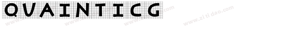 QuaintICG字体转换