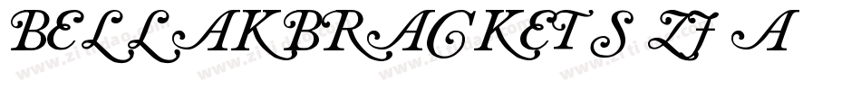 BellaKBrackets-zj5a字体转换