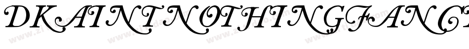 Dkaintnothingfancy-re5A字体转换