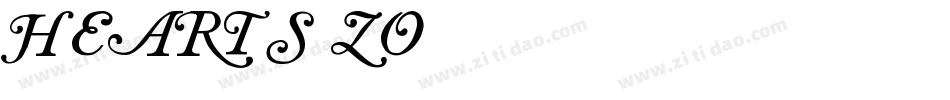 Hearts-ZO38字体转换