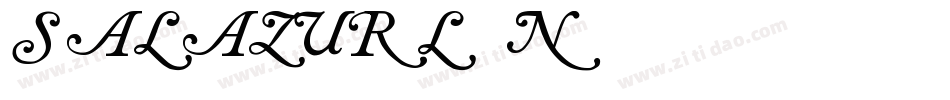 Salazur-L38n5字体转换