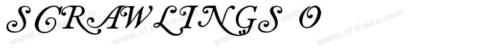 Scrawlings-2O38字体转换