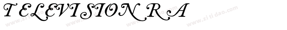 Television-r5a7字体转换