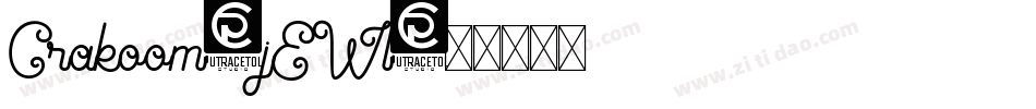 Crakoom-jEWl字体转换