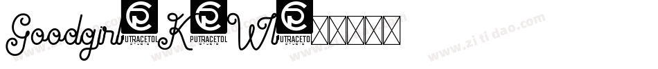 Goodgirl-K7Wl字体转换