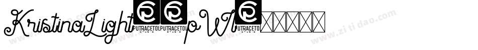KristinaLight-4pWl字体转换