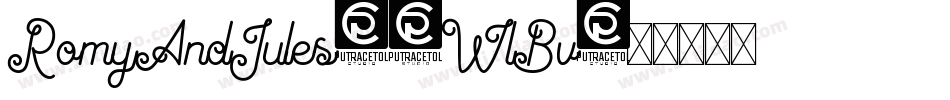 RomyAndJules-0WlBv字体转换