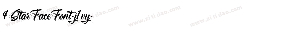 4StarFaceFont-j1vy字体转换