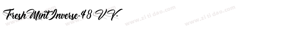 FreshMintInverse-48VY字体转换