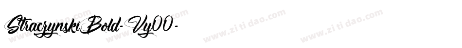 StraczynskiBold-Vy00字体转换