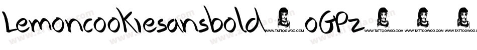 Lemoncookiesansbold-oGPz字体转换